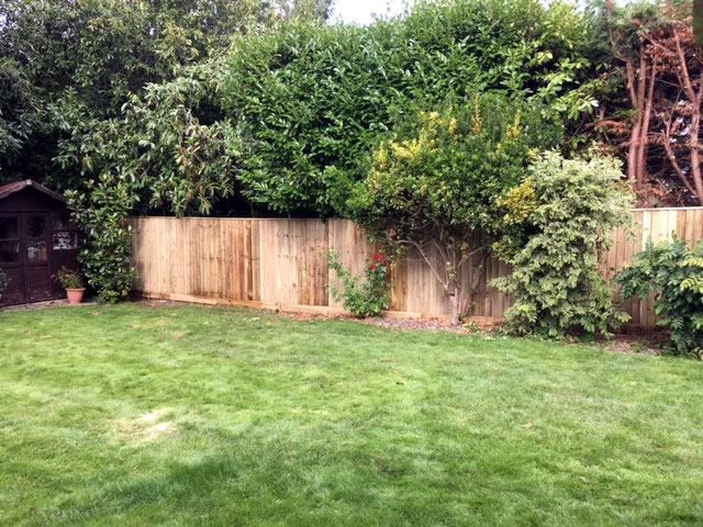 Close board fencing in Cumnor Oxford